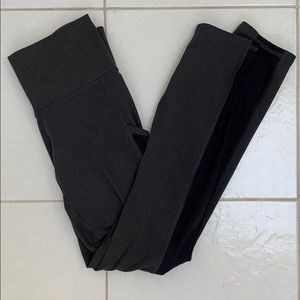 Fabletics grey and black mesh pocket leggings